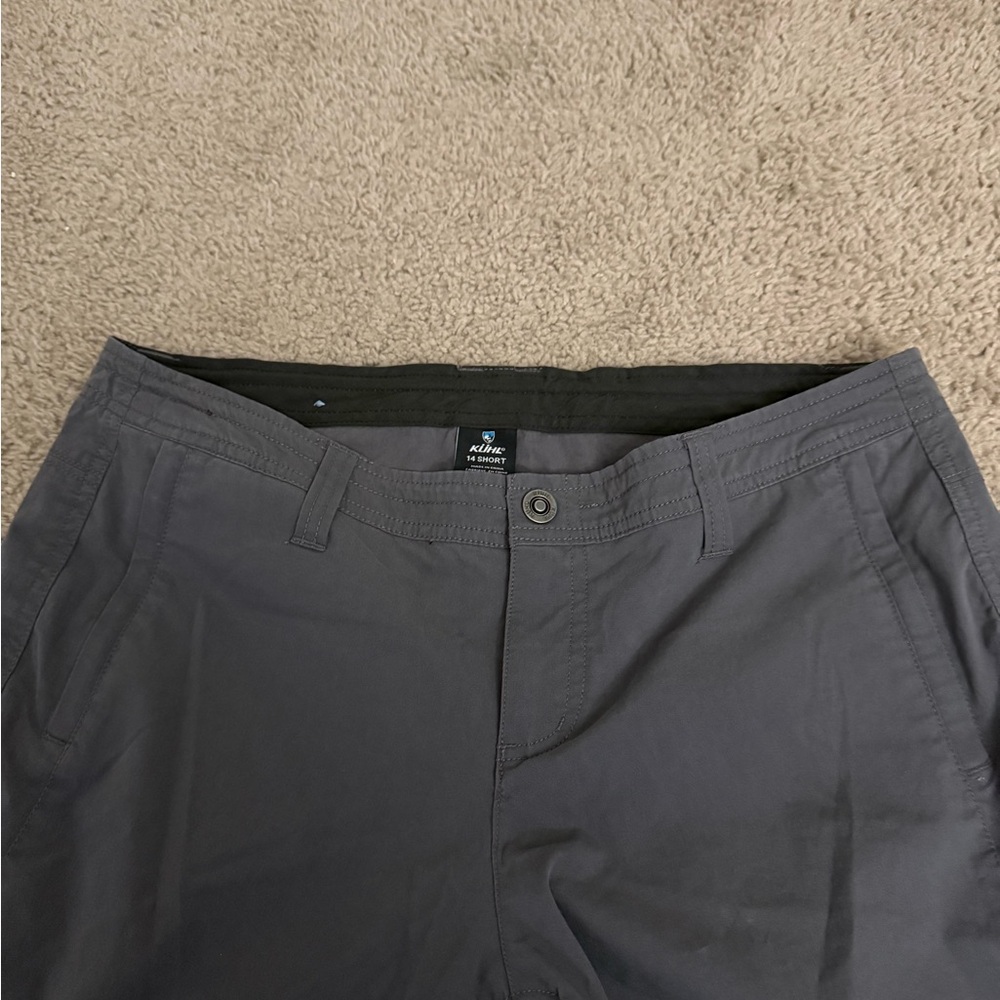 Kuhl Legendary Hiking Outdoor Pants Womens Size 14 Short Gray Cotton Nylon - Picture 4 of 7